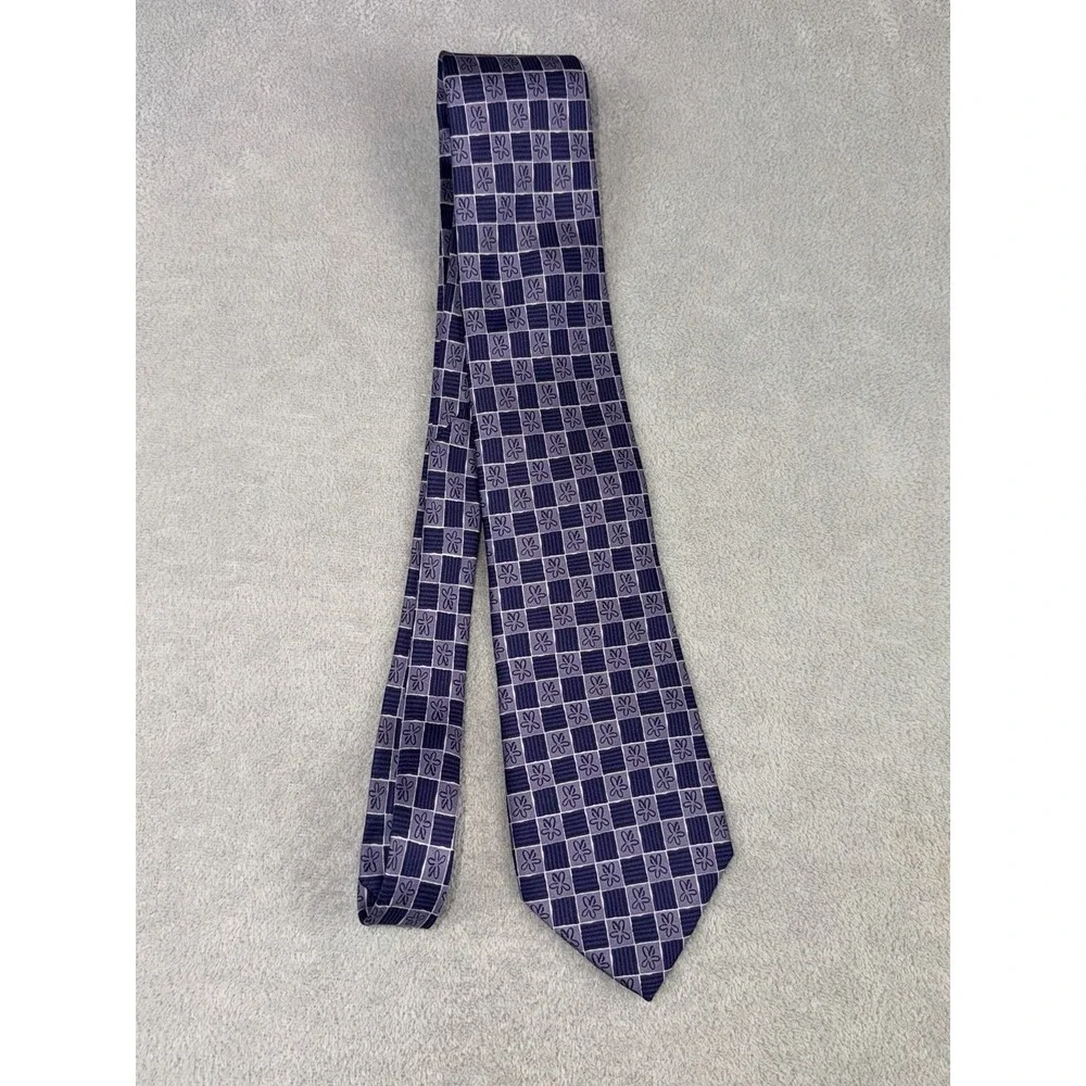 Men's Necktie‎ Made in Italy 100% Silk Elegant (Purple) Fast Shipping!